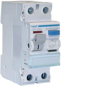 Hager CDA225H Ρελέ διαρροής RCCB 2P 25 A 30 mA τύπου A