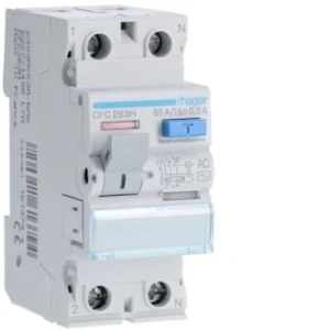 Hager CFC263H Ρελέ διαρροής RCCB 2P 63 A 300 mA τύπου AC