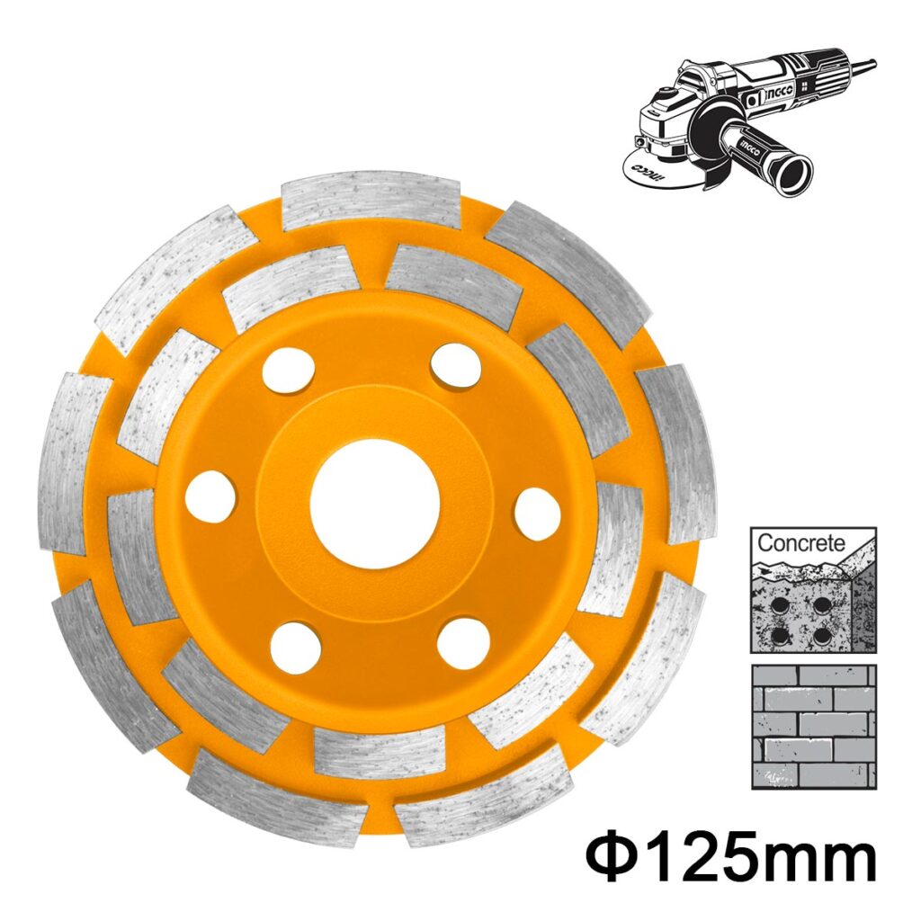 Δίσκος Λείανσης Δομικών Υλικών 125mm - INGCO CGW021251