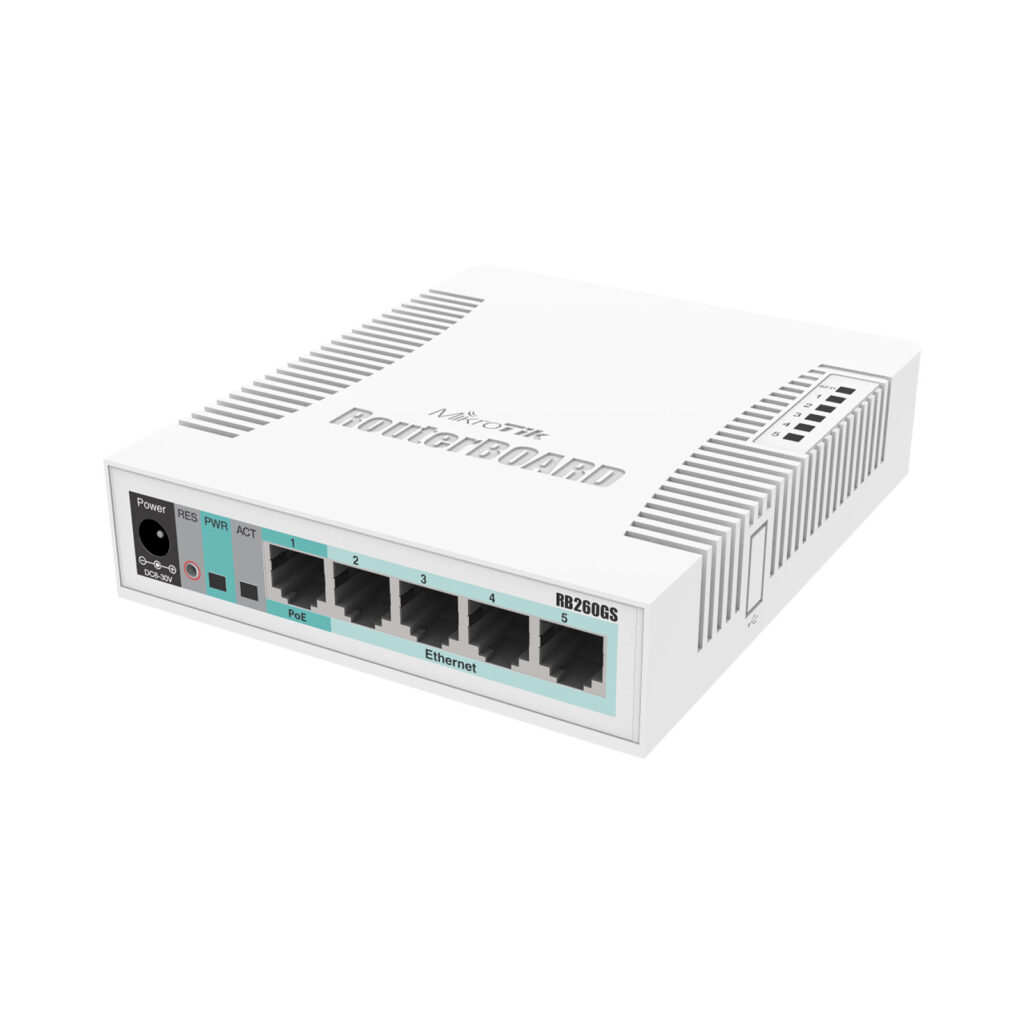 MikroTik RB260GS CSS106-5G-1S Smart Switch 5 Gigabit + 1 SFP
