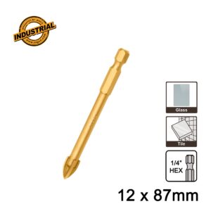 Τρυπάνι Πλακιδίων Γυαλιού 12x87mm - INGCO DBG1131201