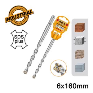 Τρυπάνι Τετράκοπο SDS plus S4L 6x160mm - INGCO DBH1210602C