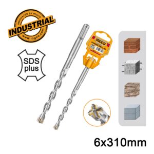 Τρυπάνι Τετράκοπο SDS plus S4L 6x310mm - INGCO DBH1210605C