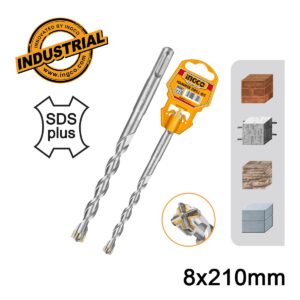 Τρυπάνι Τετράκοπο SDS plus S4L 8x210mm - INGCO DBH1210803C