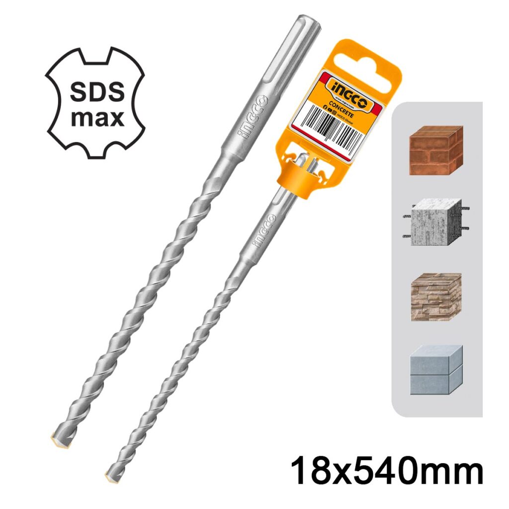 Τρυπάνι SDS max 18x540mm - INGCO DBH1241805