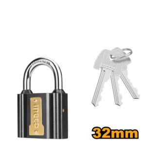 Λουκέτο Μαύρο Σιδερένιο 32mm - INGCO DIPL0301