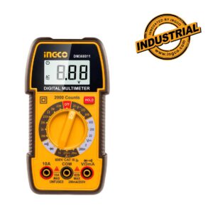 Ψηφιακό Πολύμετρο 600V True RMS με Μέτρηση AC/DC/ Αντίστασης/ NCV - INGCO DM360011