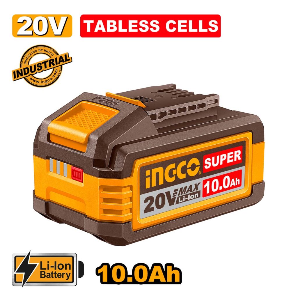 Μπαταρία 20V 10.0Ah Li-Ion με τεχνολογία Tabless Cells - INGCO FBLI2129