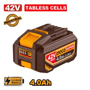 Μπαταρία 42V 4.0Ah Li-Ion με τεχνολογία Tabless Cells - INGCO FBLI42402