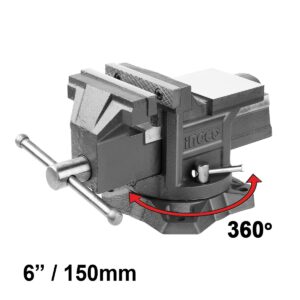 Μέγγενη Πάγκου 6" Περιστρεφόμενη βάση 360° - INGCO HBV086