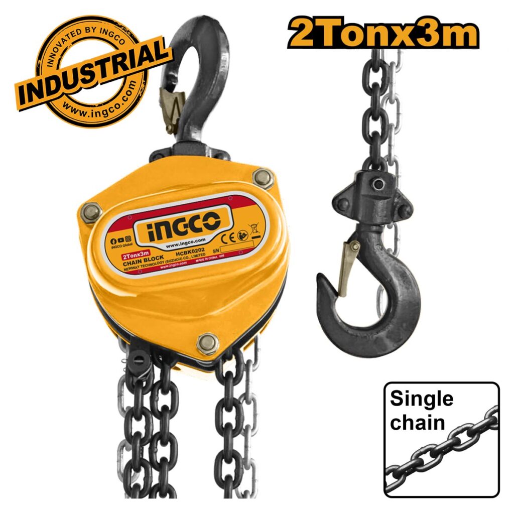 Παλάγκο Αλυσίδας - Γερανάκι 2 Ton - INGCO HCBK0202