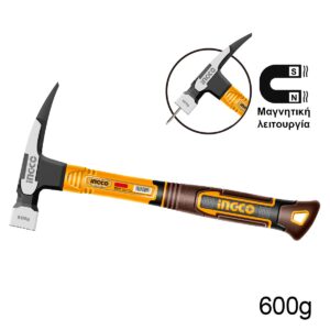 Σφυρί Προκοβγάλτης Σκεπάδων Μαγνητικό 600g - INGCO HCH81060