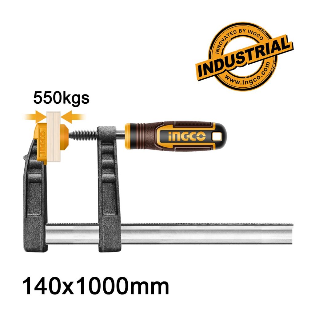 Σφιγκτήρας Μαραγκών Βαρέος Τύπου 140x1000mm 550kg - INGCO HFC021404