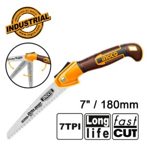 Πριόνι Κλαδέματος Αναδιπλούμενο 180mm - INGCO HFSW1806