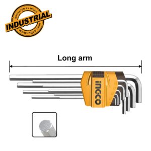 Κλειδιά Άλλεν 1.5-10mm Σετ 9 τεμ. - INGCO HHK11091