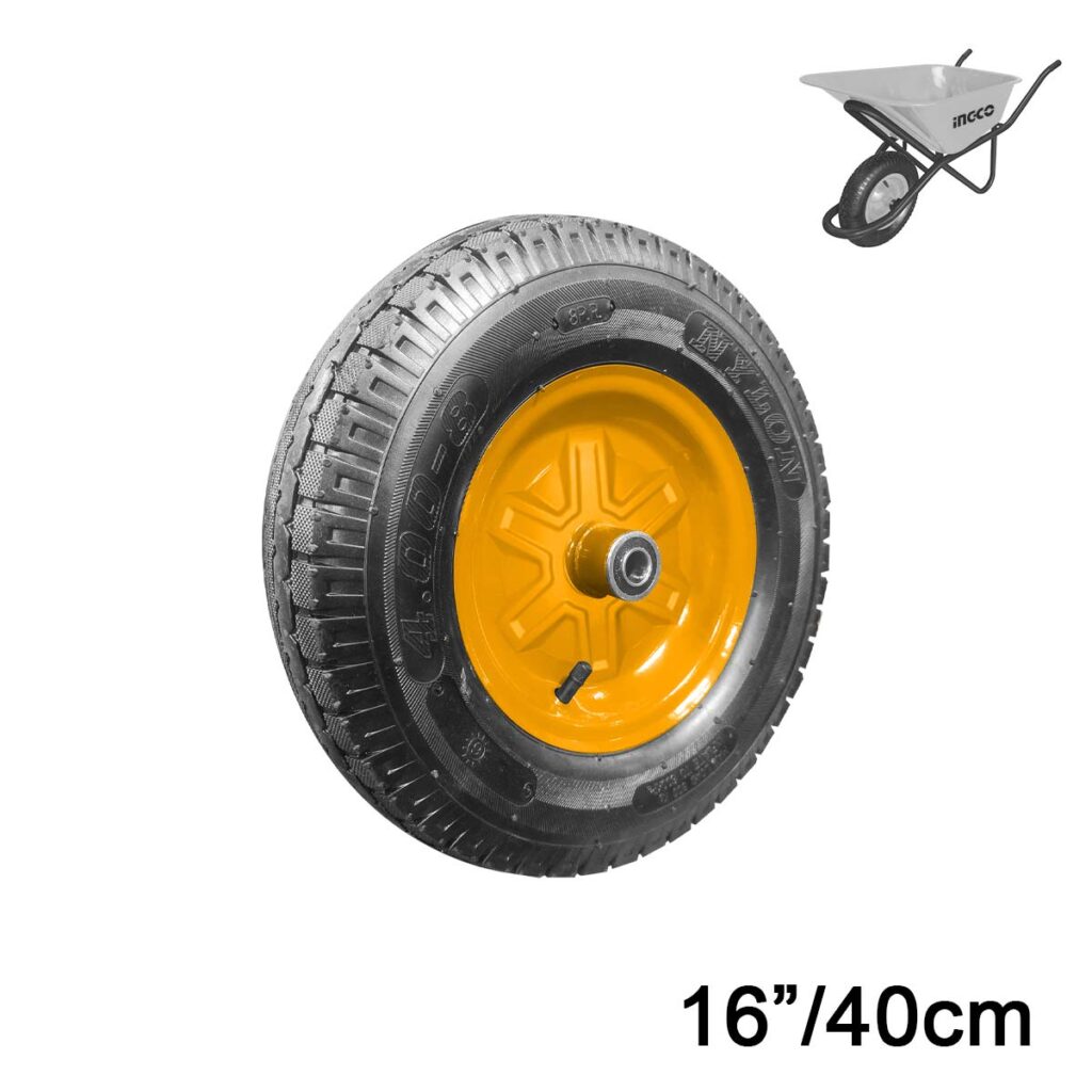 Τροχός Οικοδομικού Καροτσιού 16" max.160kg - INGCO HHWEL410P