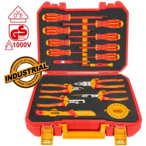 Εργαλείων Ηλεκτρολόγου VDE Σετ 16 τεμ. - INGCO HKITH1601