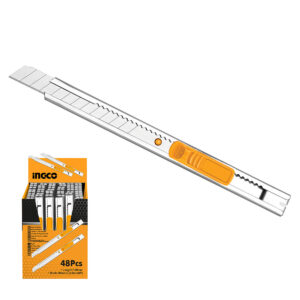 Φαλτσέτα Μεταλλική Inox Μίνι με Λάμα 9x80mm - INGCO HKNS1806