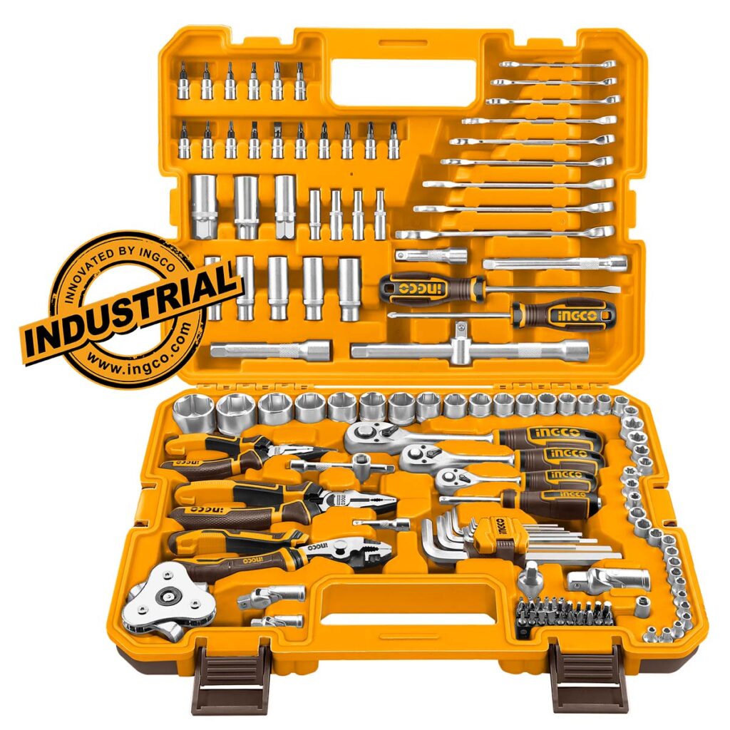 Εργαλεία Χειρός και Καρυδάκια 1/4"-1/2"-3/8'' Σετ 135 τεμ. - INGCO HKTHP21351