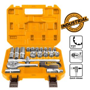 Κασετίνα Καρυδάκια 1/2" Σετ 20 τεμ. - INGCO HKTS12201