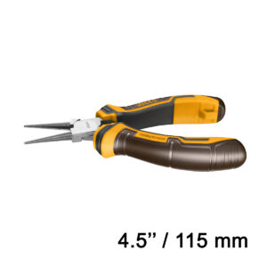 Μίνι Μυτοτσίμπιδο Στρογγυλό Ίσιο 115mm - INGCO HMNP08115