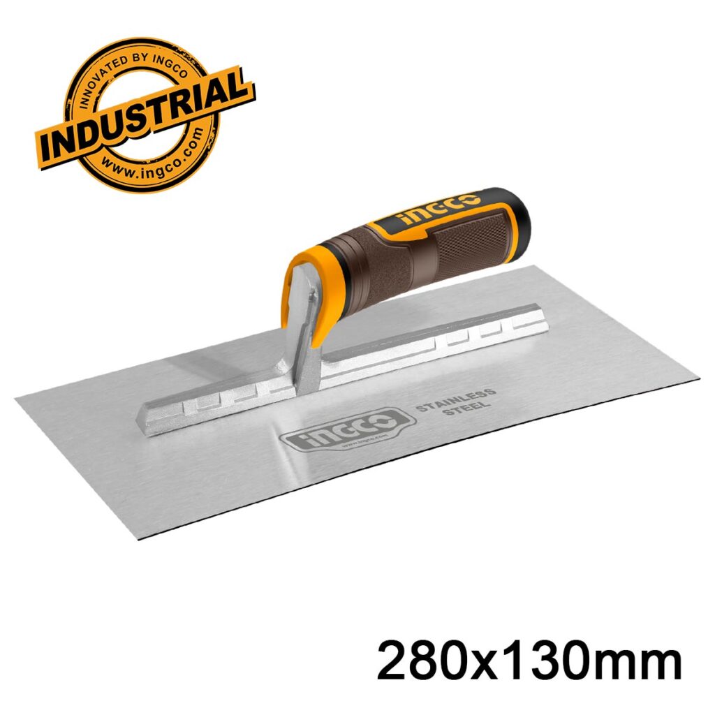 Σπάτουλα Πλακιδίων Ίσια INOX 280x130mm - INGCO HPT28138
