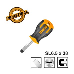 Κατσαβίδι Νάνος Ίσιο SL6.5 x 38mm - INGCO HS686038