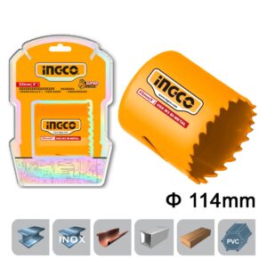 Ποτηροτρύπανο Bi-Metal 114mm - INGCO HSB101141
