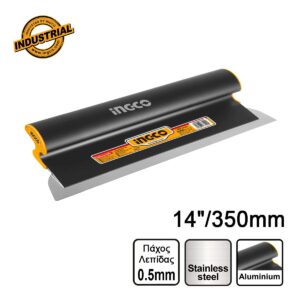 Σπάτουλα Στοκαρίσματος - Ξύστρα INOX 14"/350mm με Λαβή Αλουμινίου - INGCO HSCL01401