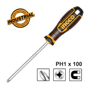 Κατσαβίδι Σταυρού PH1 x 100mm - INGCO HSDPH1100