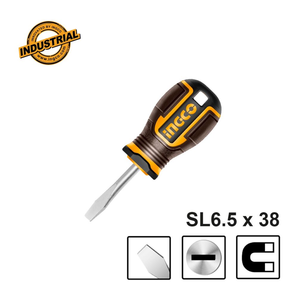 Κατσαβίδι Νάνος Ίσιο SL6.5 x 38mm - INGCO HSDSL6038