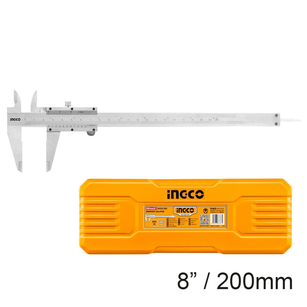 Παχύμετρο INOX 200mm - INGCO HVC01200