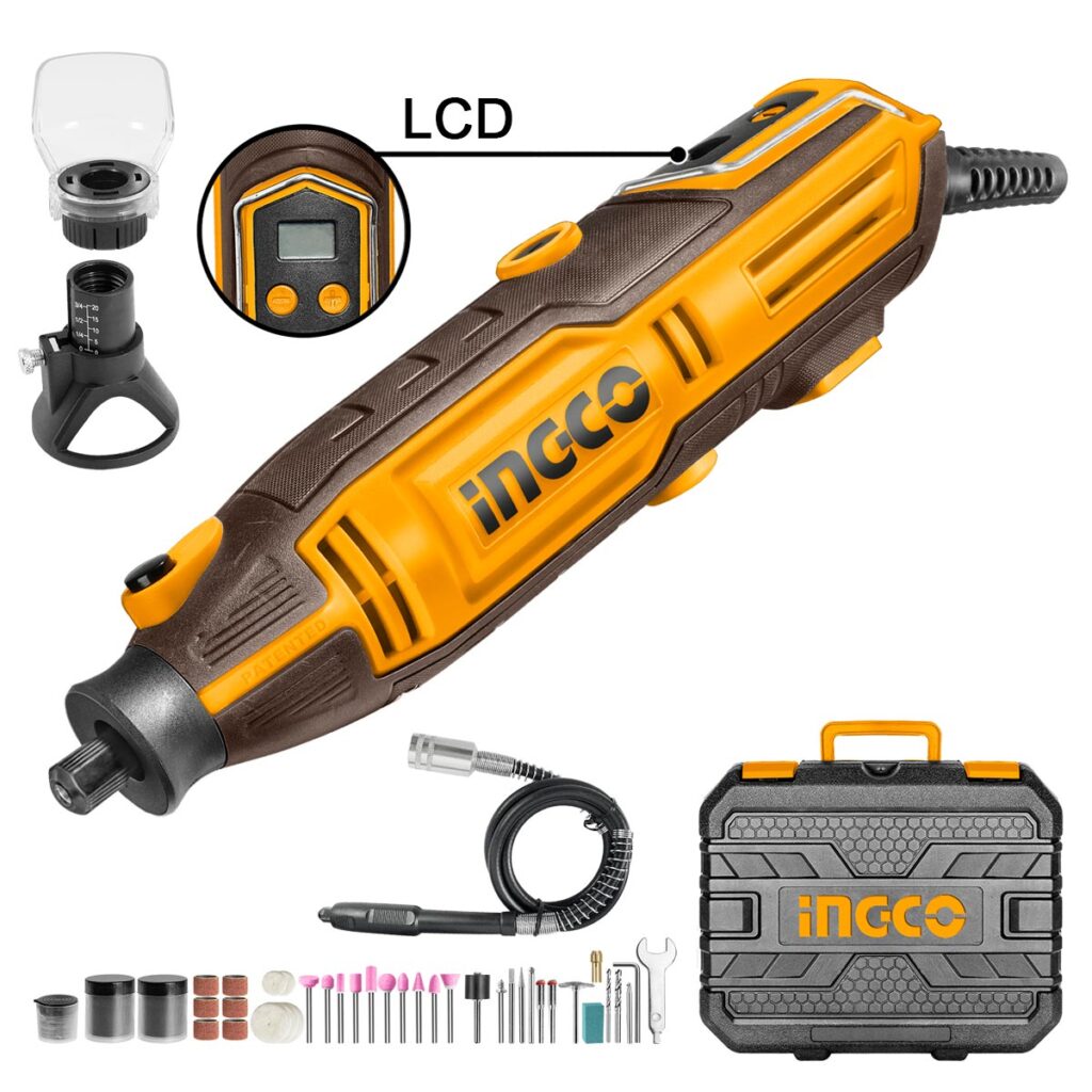 Μίνι Δράπανο Μοντελισμού με LCD 200W - INGCO MG2008