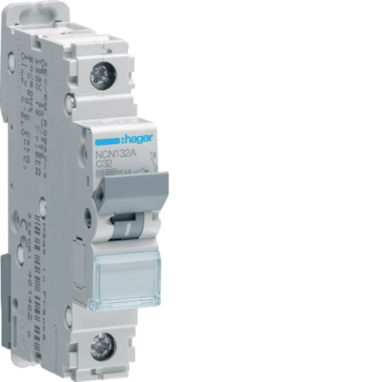 Hager NCN132A Μικροαυτόματη ασφάλεια 1P 32 A C 10 kA