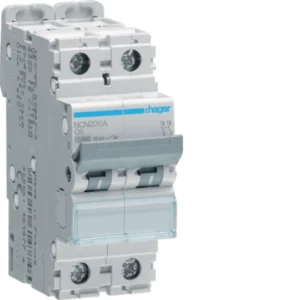 Hager NCN206A Μικροαυτόματη ασφάλεια 2P 6 A C 10 kA