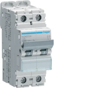 Hager NCN225A Μικροαυτόματη ασφάλεια 2P 25 A C 10 kA