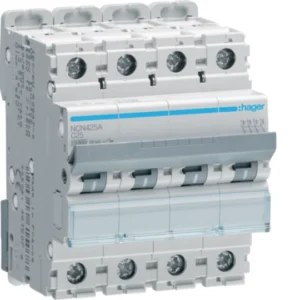 Hager NCN425A Μικροαυτόματη ασφάλεια 4P 25 A C 10 kA