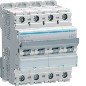 Hager NCN440A Μικροαυτόματη ασφάλεια 4P 40 A C 10 kA
