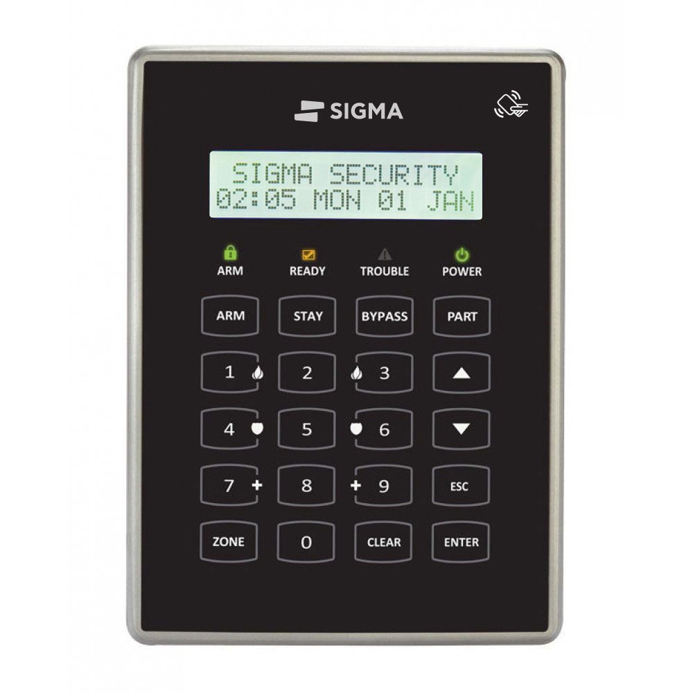 Πληκτρολόγιο συναγερμού Sigma Security ORPHEUS RFID/B