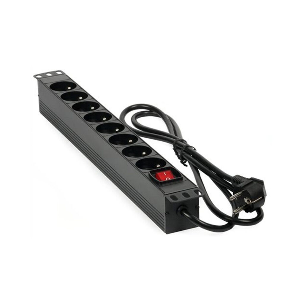 Masterlan PDU-FRS5208 Πολύπριζο Rack 19 ιντσών 1U 8 Θέσεων