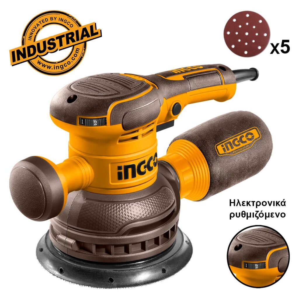 Τριβείο Έκκεντρο - Περιστροφικό 450W Φ 150mm - INGCO RS4516