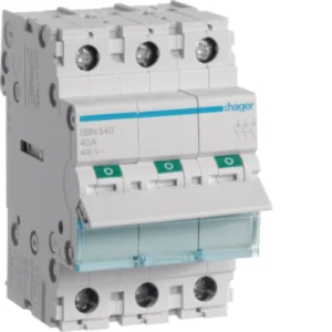 Hager SBN340 Ραγοδιακόπτης 3P 40 A