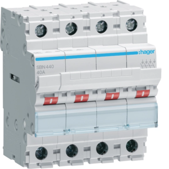 Hager SBN440 Ραγοδιακόπτης 4P 40 A