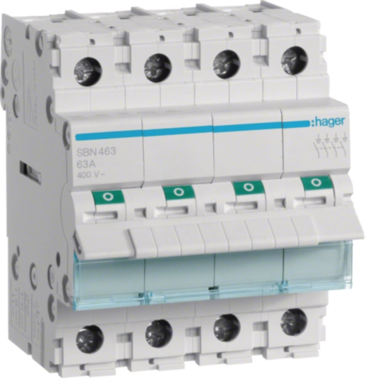 Hager SBN463 Ραγοδιακόπτης 4P 63 A