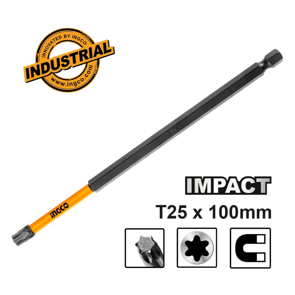Κατσαβιδόμυτη Torx Impact T25x100mm - INGCO SDBIM71T25100