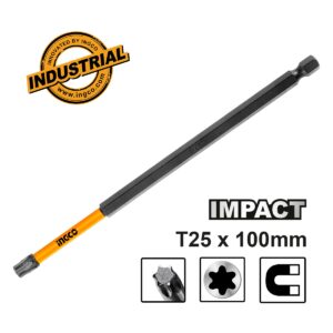 Κατσαβιδόμυτη Torx Impact T25x100mm - INGCO SDBIM71T25100