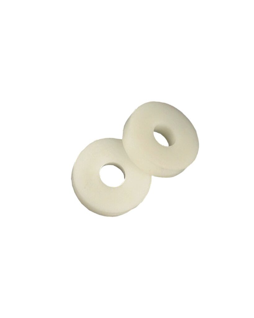 ΡΟΔΕΛΑ ΠΛΑΣΤΙΚΗ 6,5mm (ΣΤΕΝΗ) ΑΣΠΡΗ