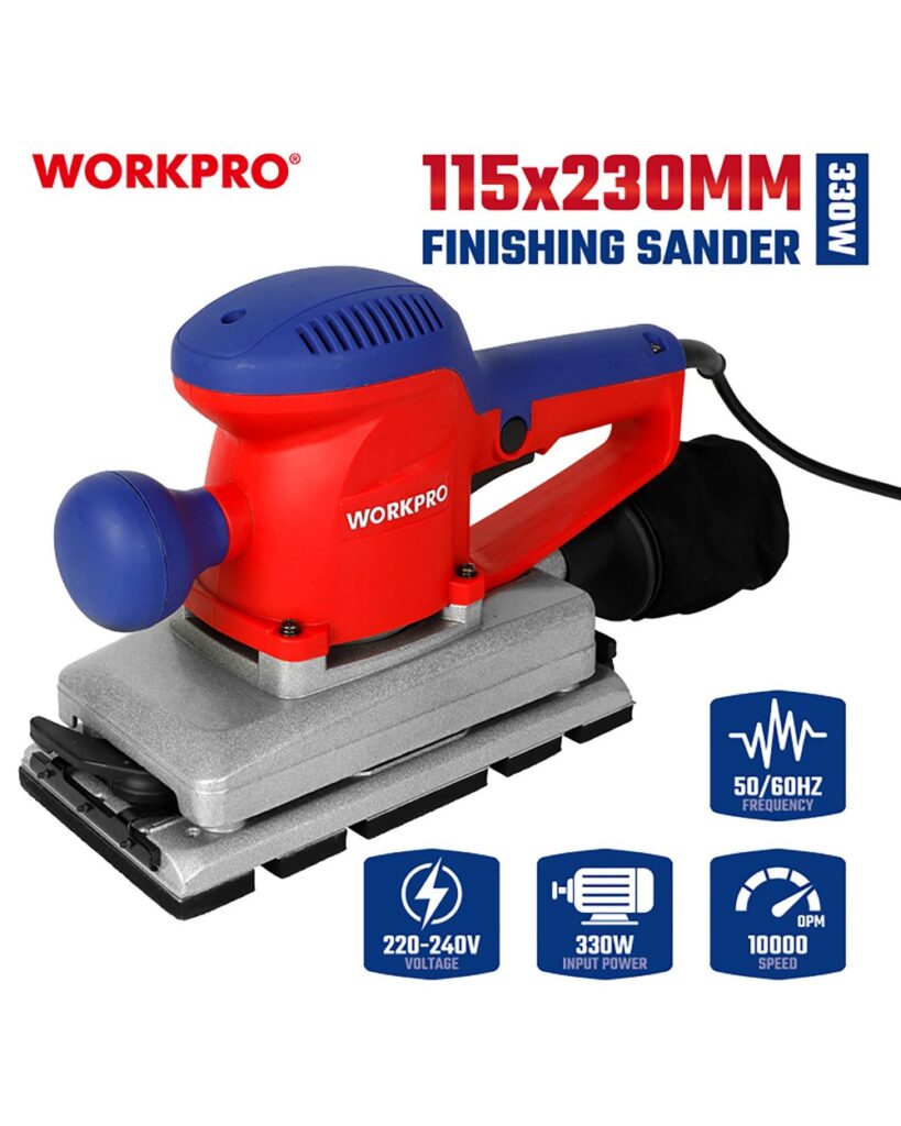 ΤΡΙΒΕΙΟ ΠΑΛΜΙΚΟ ΗΛΕΚΤΡΙΚΟ 330W (230x115mm) WP472407CE WORKPRO (PROFI)