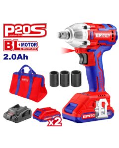 ΕΠΑΝΑΦΟΡΤΙΖΟΜΕΝΟ ΜΠΟΥΛΟΝΟΚΛΕΙΔΟ 20V-Li BL 300Nm. (2x2,0AH) (ECDLIW20221) EMTOP