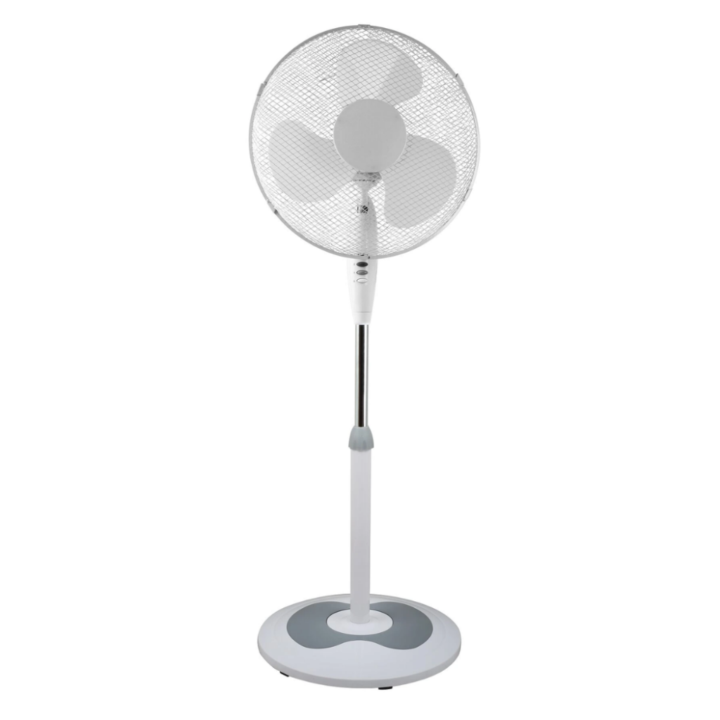 Ανεμιστήρας Ορθοστάτης 40cm Λευκός FS40A RB White ECG